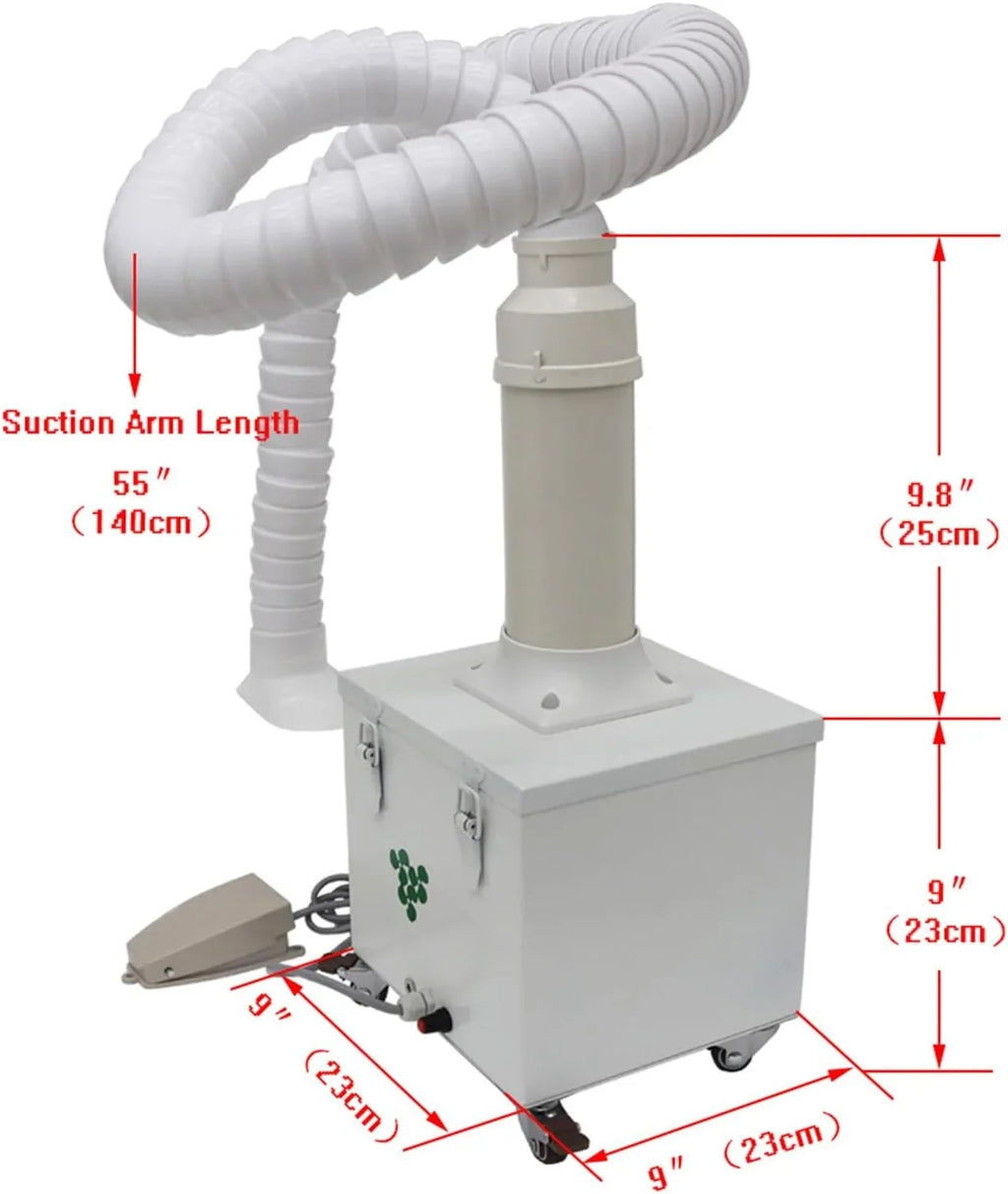 with Extractor Smoke Welding Smoke Switch Fume Purifier 12V Purifier Portable Foot Dry Welding
