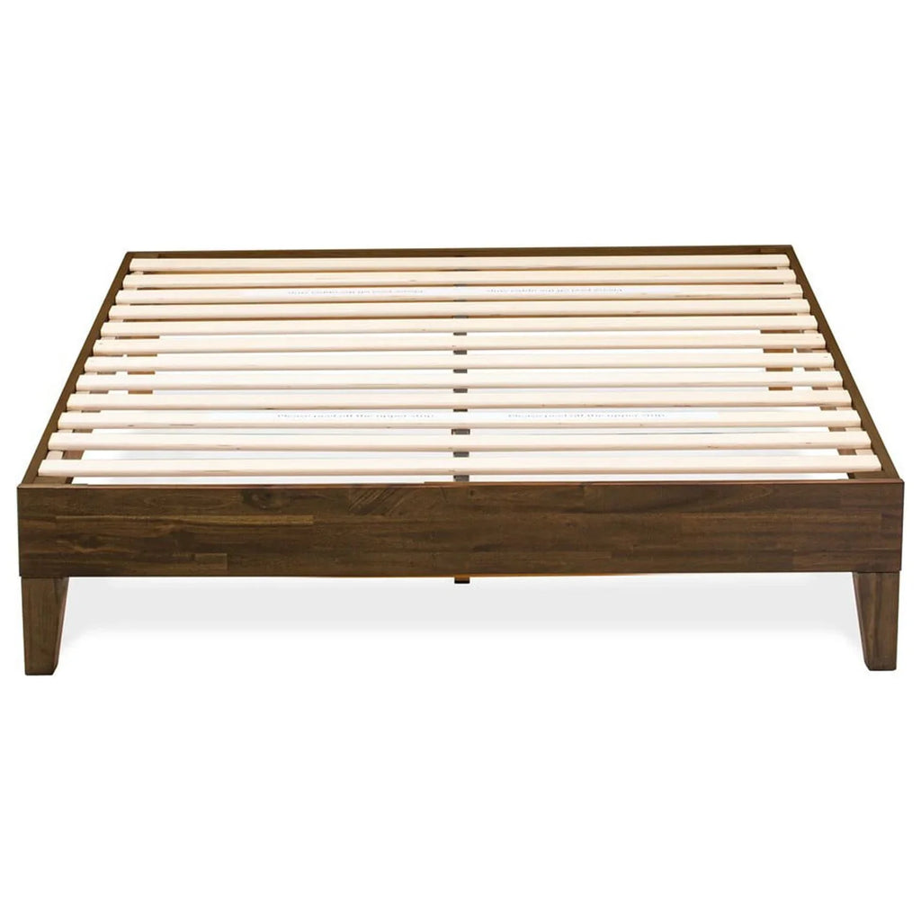 West Full Bed Wood East Furniture Walnut in Traditional Engineered Navarro