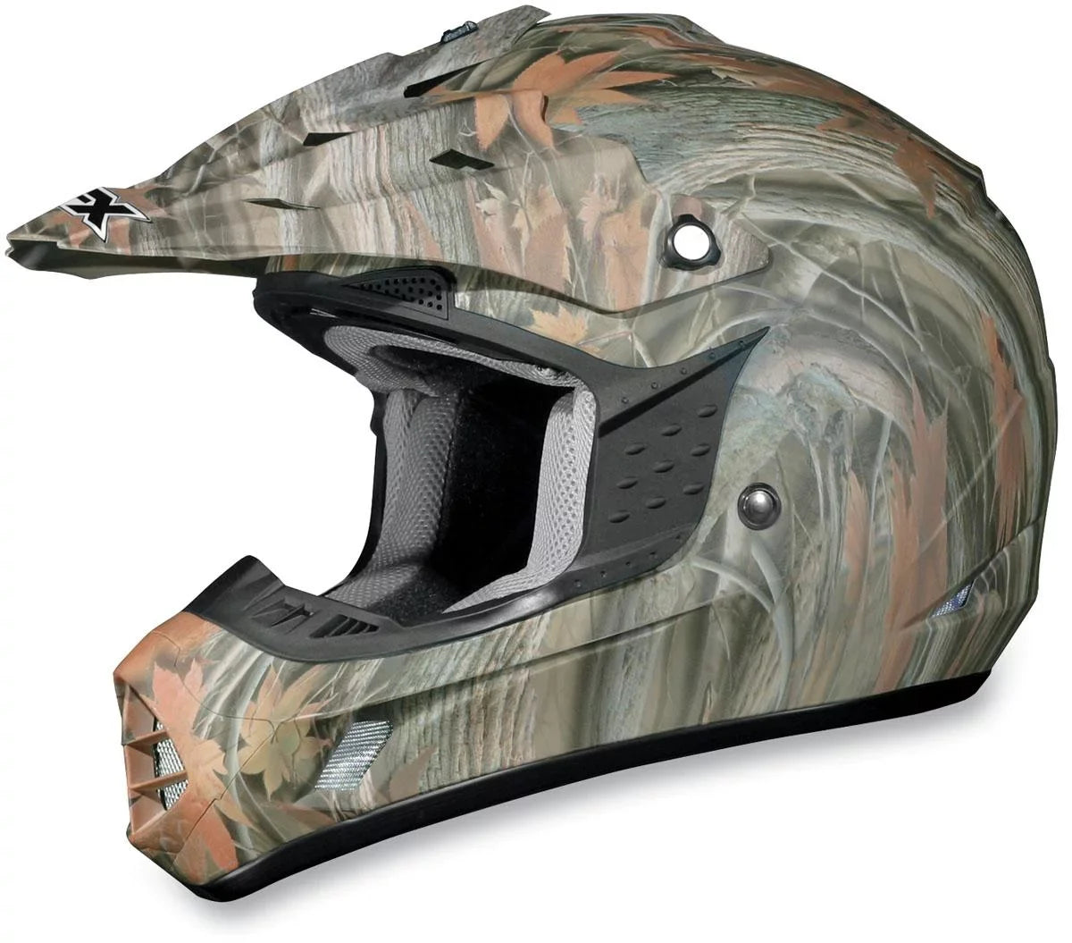 Helmet FX-17 0110-1819 Brown Lg Camo AFX