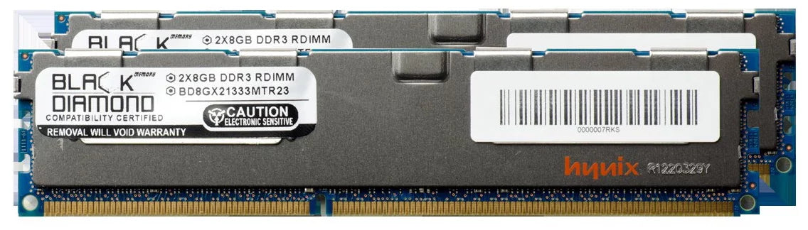 1333MHz RDIMM Diamond Black DDR3 Upgrade 240pin Memory for 16GB SuperMicro Memory SuperServer PC3-10600 5016I-MR 2X8GB RAM Module 5000