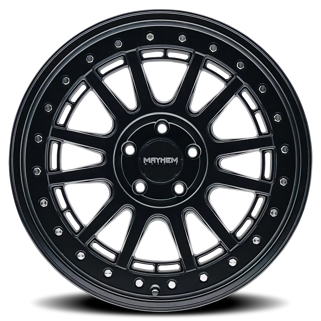 Black 6x5.5 20x9 Matte (0mm) Compass Wheel 8305 Mayhem
