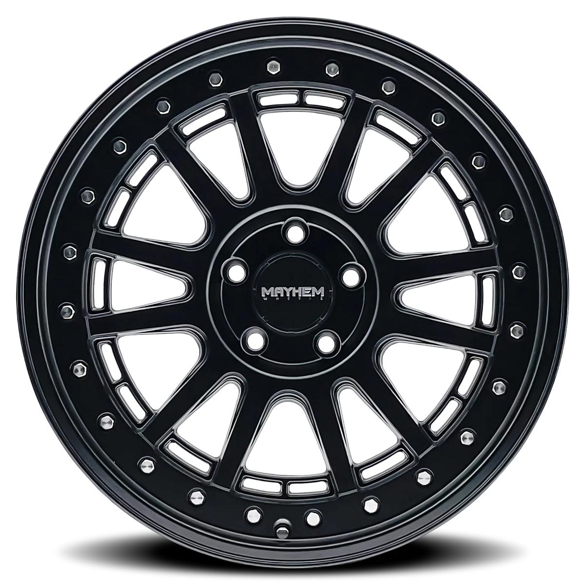 Black 6x5.5 20x9 Matte (0mm) Compass Wheel 8305 Mayhem