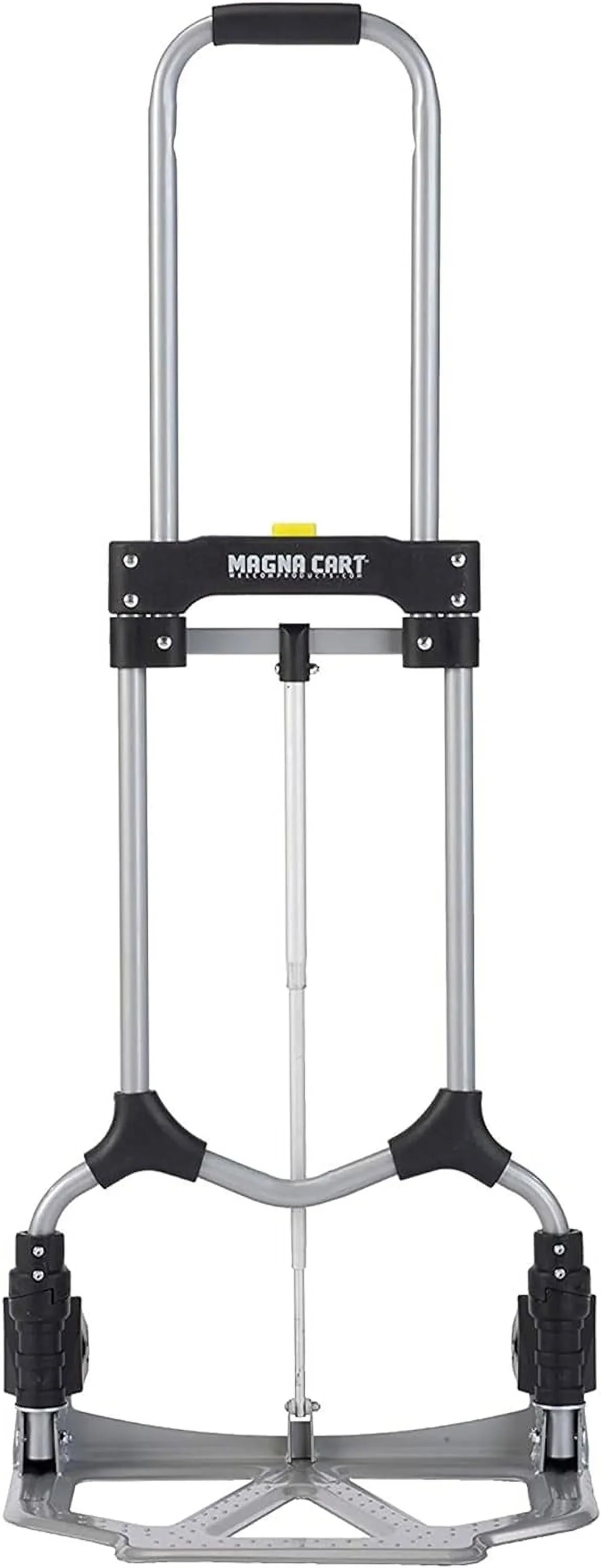 Cart Hand Handle, (2 MCI Luggage Capacity Silver/Black W/Telescoping 160Lb Steel Truck Folding Personal Pack)