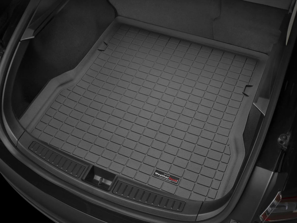 Bumper Bumper Liner XJ Protector Trunk Protector, Jaguar 2011-2015 Black With Cargo - with Series with WeatherTech compatible Trunk