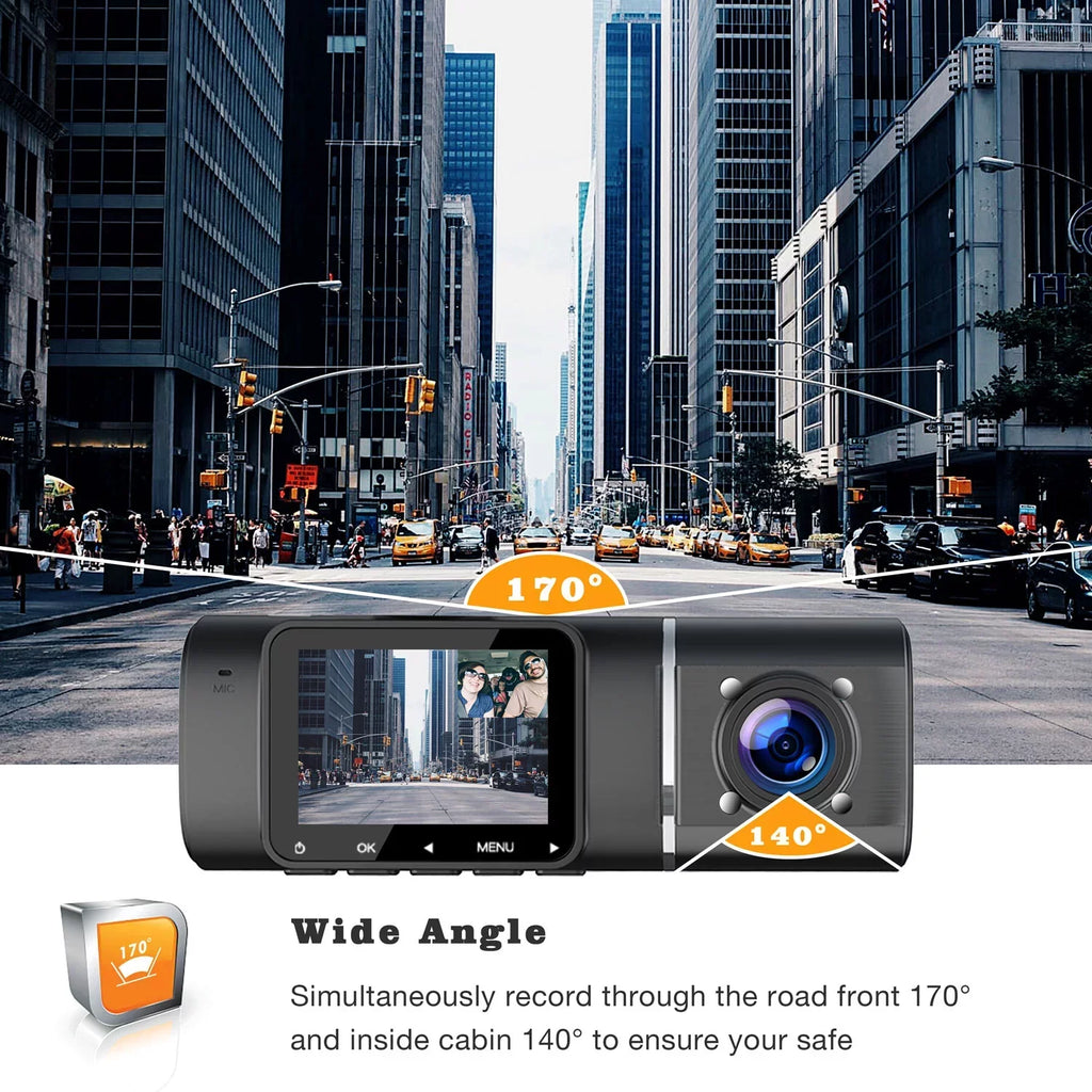 TOGUARD Car 1080P LCD ,Parking Night Inch Cam G-Sensor, Car Dash Recording, Display 1.5 Vision HDR Camera Loop Camera ,IR Mode, FHD