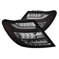 Model Only) Tail LED 11-14 Fits Black Mercedes Fit - Benz MERCEDES-BENZ select: Spyder W204 2011-2014 C (Will Lights LED C-Class