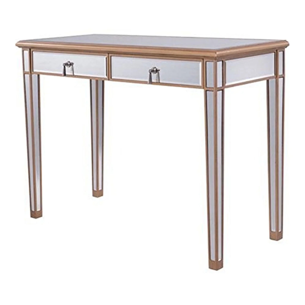 x in. 2 Dressing 18 table in 31 paint Drawers Gold in. 42 in. x