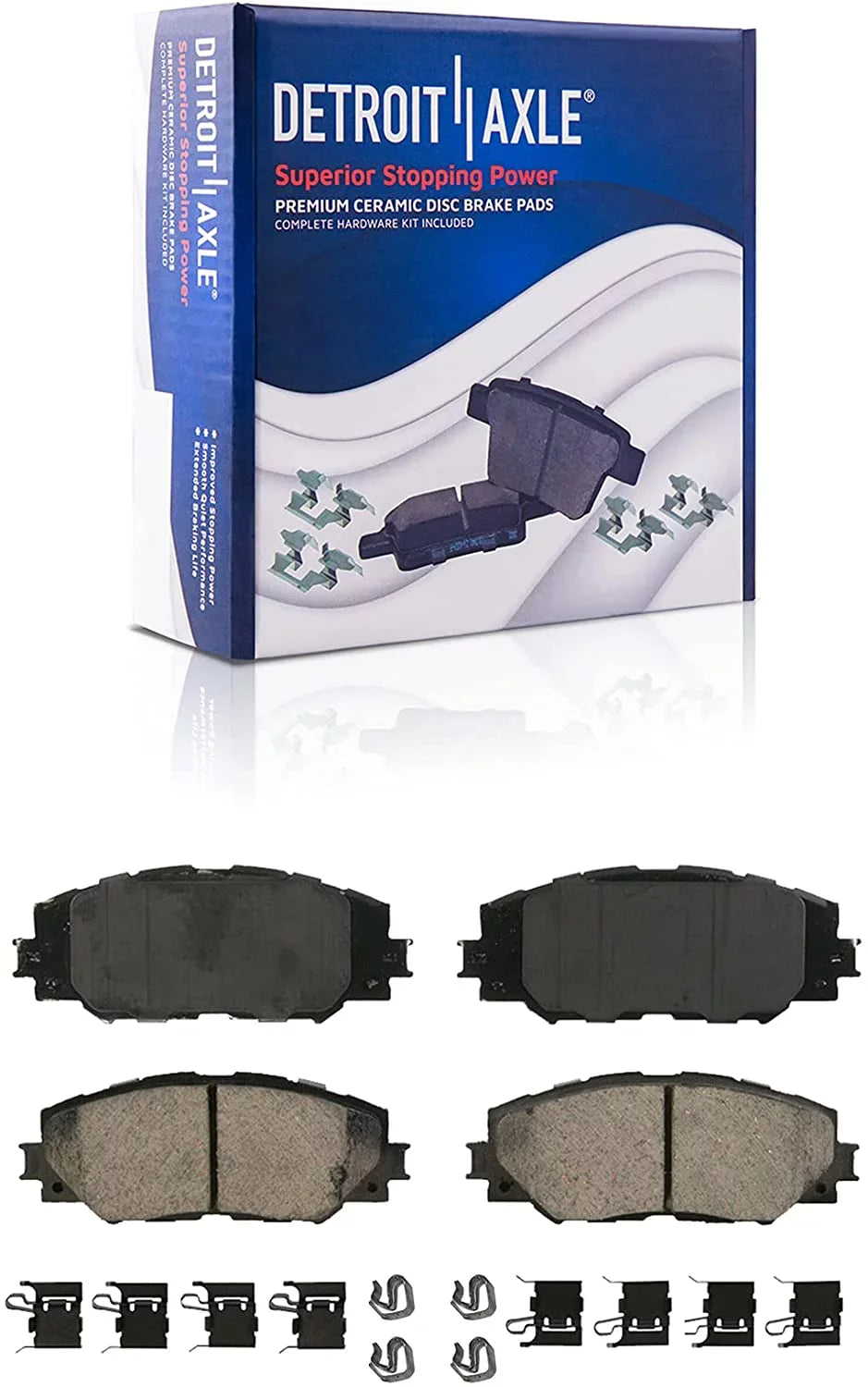 Brake Rotors xD 2014 Corolla Matrix Replacement 2009-2019 Brakes Axle 2008-2014 Ceramic 2012 Pontiac Disc 2013 Front Vibe, Kit 2009 - for 2011 Pads Detroit Scion Brake Toyota 2010