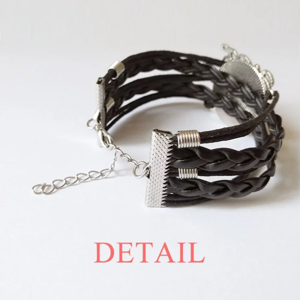 Set Hand Kind Is Is Patient Strap Wristband Leather Double Love Rope Love Bracelet