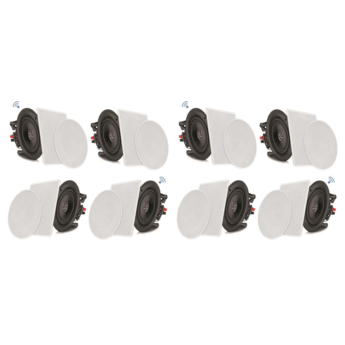 (8 Wall 6.5 Speakers Mount Bluetooth Flush Audio Pk) 200W Pyle 2 In Way Ceiling