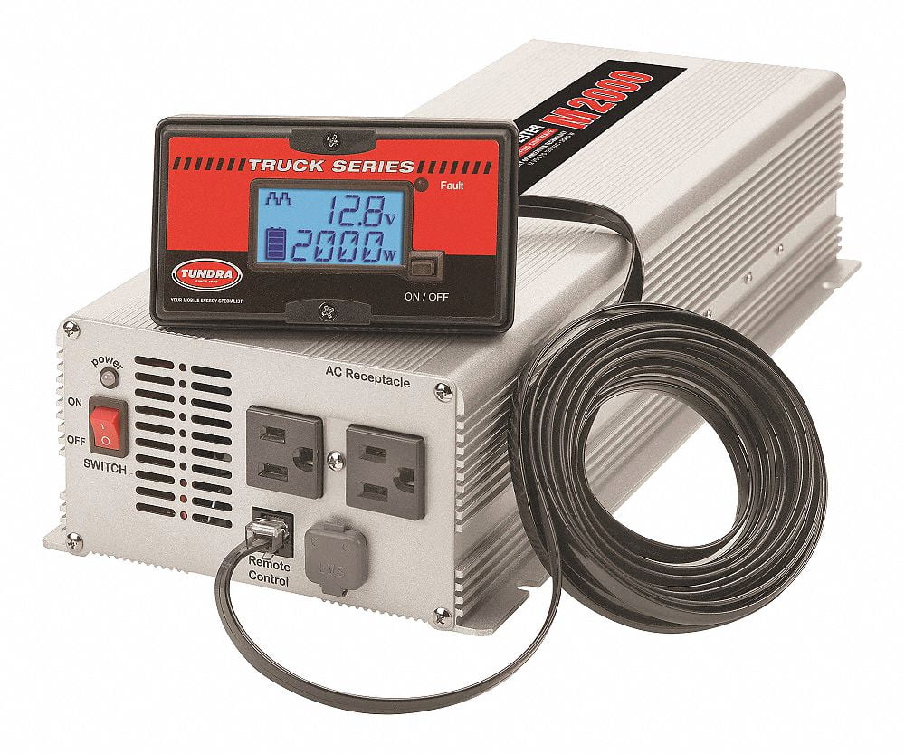 Inverter,120V AC W M2000 Output Voltage,7.10" Tundra