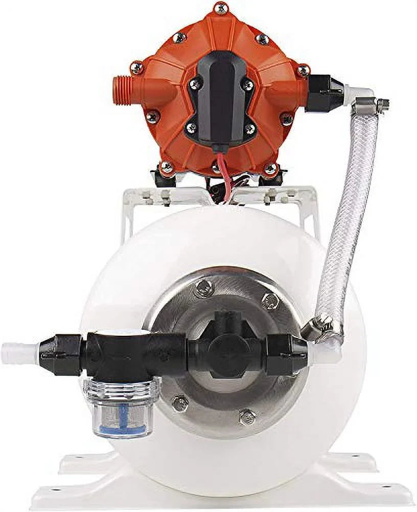 System and 12V, PSI, Tan liquid Gallon SEAFLO Pump 2 5.5 - GPM, Accumulator Tank 60