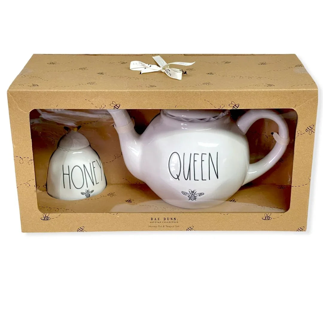 Jar Pot Dunn Gift oz and Queen Honey Set By 11.5 oz 59.2 Rae Teapot Magenta