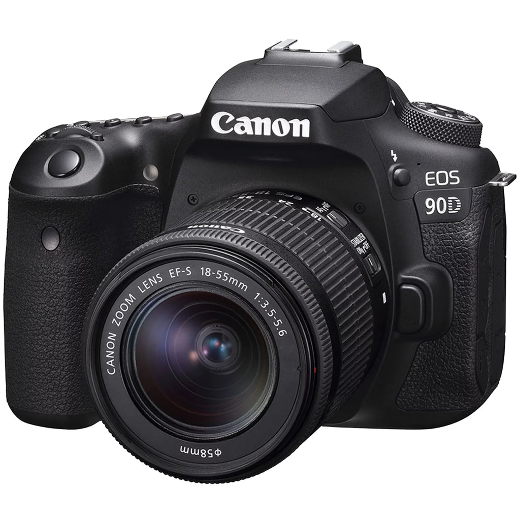 64GB ZeeTech Lens, 18-55mm, Camera DSLR with Tripod 90D and EOS SanDisk Backpack, 75-300mm Card, Accessory Bundle Canon Flash,