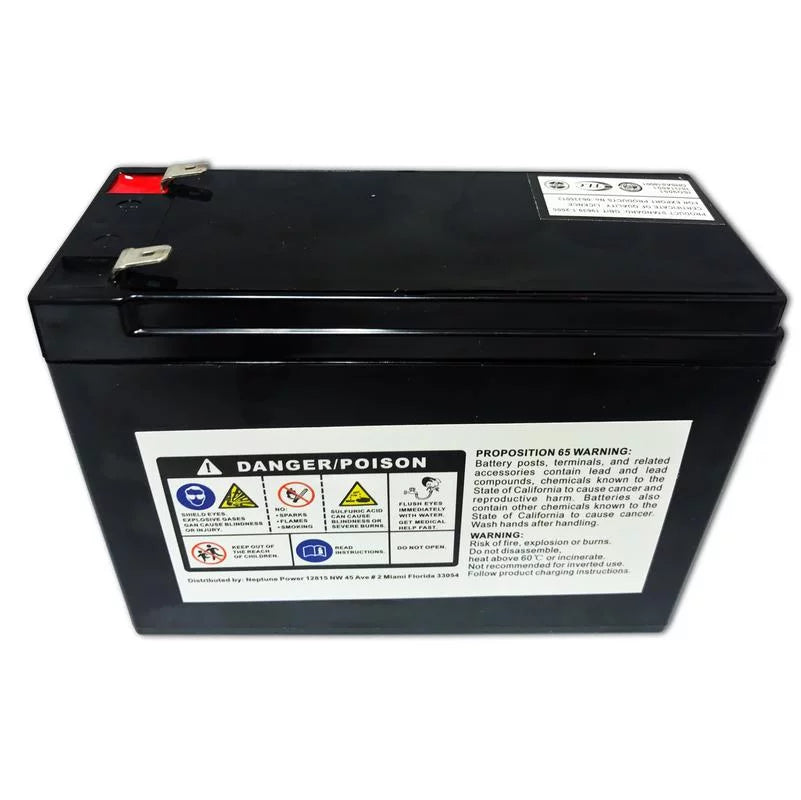 Battery SLA Pack 2 Electric Replacement Neptune 300 EVO 10Ah - Scooters 12V by