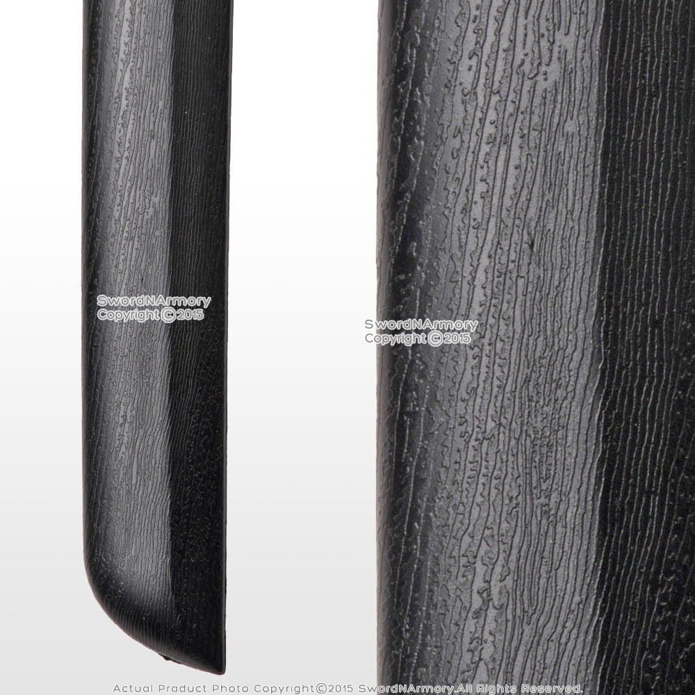 Polypropylene Samurai 39" Katana Black Kendo Practice Tool Sword Training
