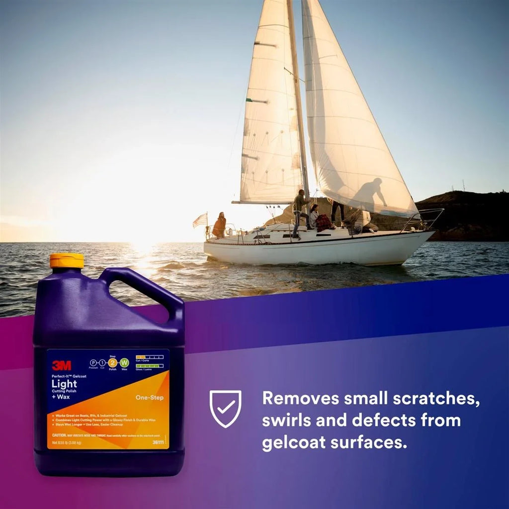 Polish-Wax Cut 36111; 3M Gelcoat Gallon Light