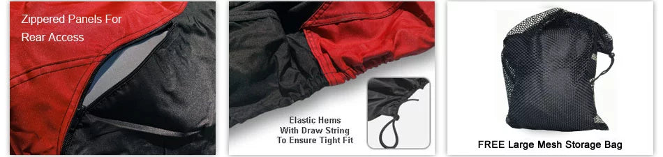 Wave Trailer YAMAHA Straps Trailerable And Color FX For Jet Bag All And Rays, Ski - climate from Weatherproof / Storage Protects Cover - RED UV Black - Sun, 2006-2011 Rain, Runner Includes - More!