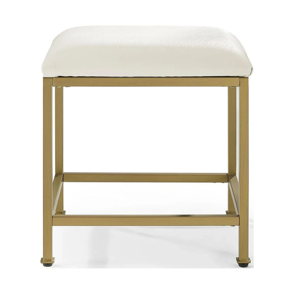 Soft Aimee Vanity Gold Stool