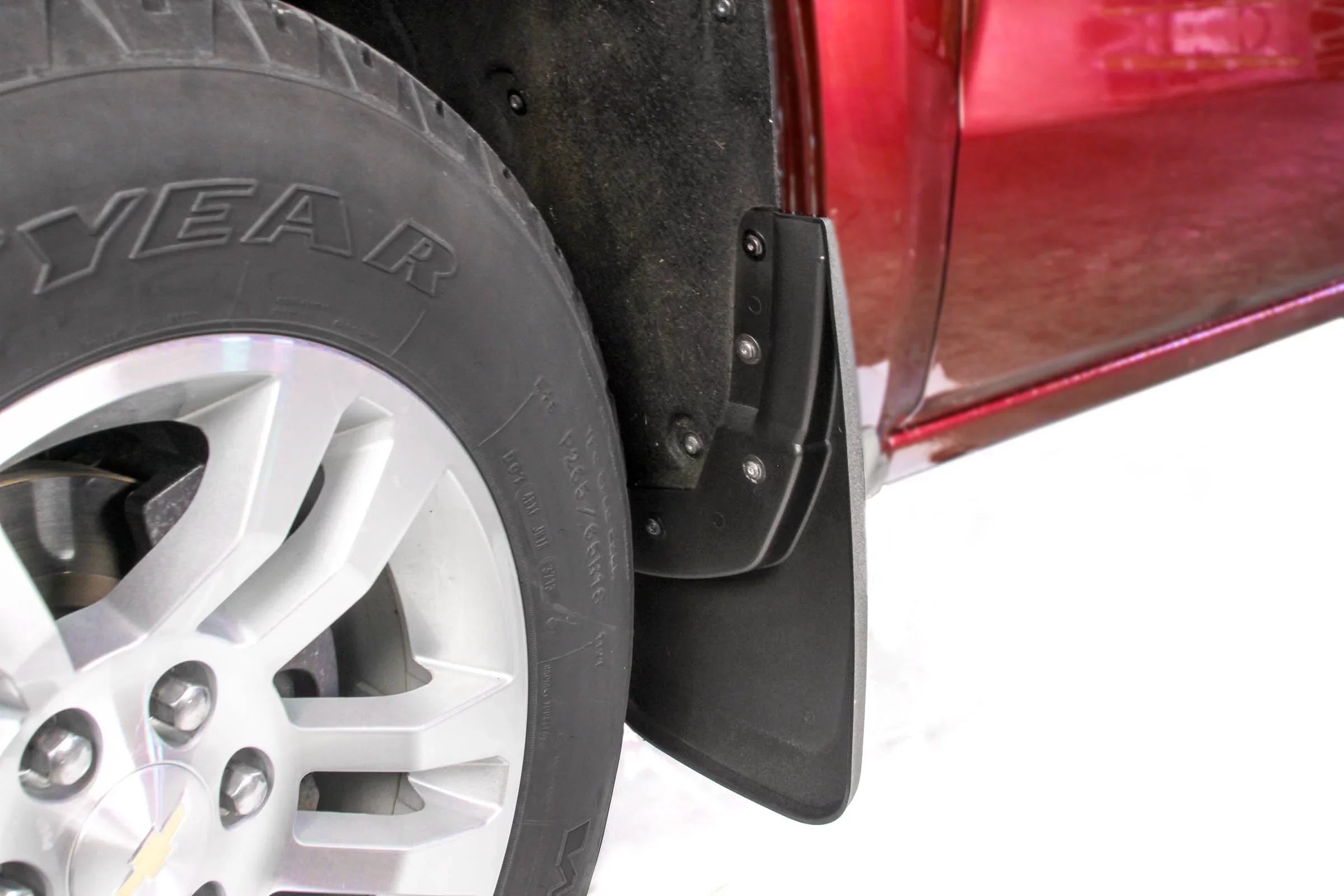 22894857 Front 2015-2018 1500 2014-2018 Silverado Set Flaps Hound 2 Molded Auto Chevy & 3500 Piece Set Mud Splash Pair Only) Custom Fit Chevy GMC Sierra, Silverado Only 2500 (Not Red