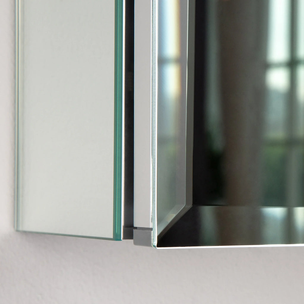 Elegant Door Cabinet Double Reflections Medicine Mirror