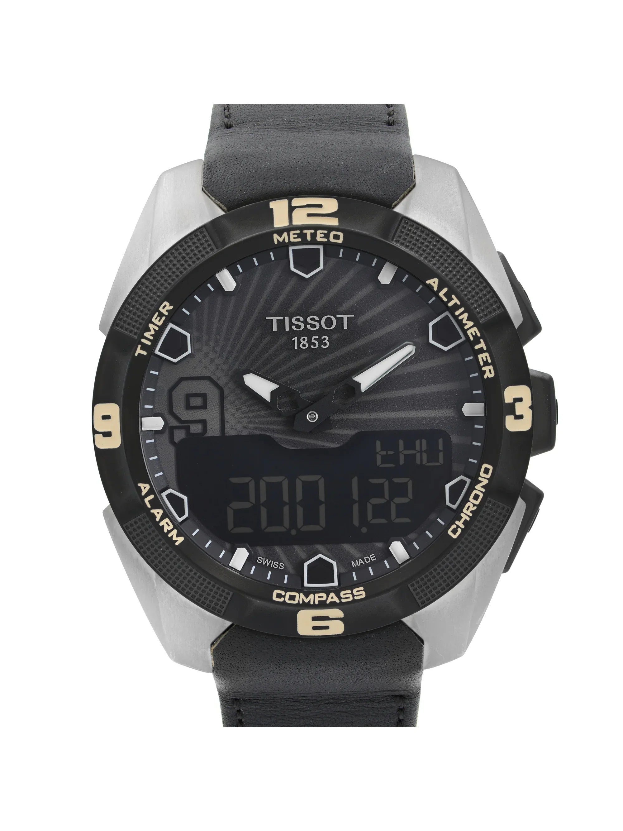 Men Dial Solar Watch Expert T-Touch Black Tony Tissot Parker T091.420.46.061.00