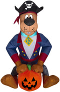 Scooby Tall, ft Inflatable as 3 Multicolored Pirate WB, Gemmy Airblown