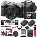 Silver a7C 28-60mm Camera Basic Mirrorless Bundle ILCE7CL/S W/ Alpha - Lens