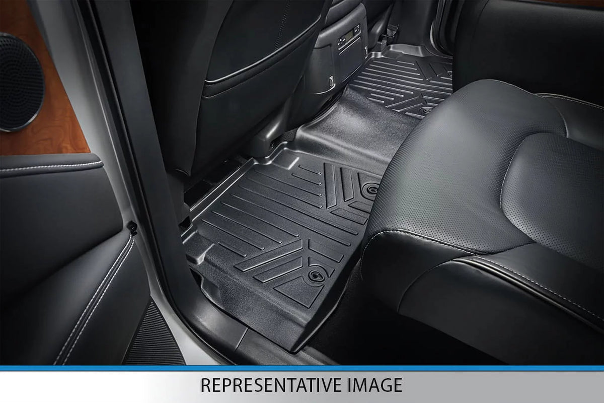 Expedition, Row Smartliner Set Cargo Liner without for 2011-2017 & Floor Mats Bucket SA0183-B0303-C0186-E0185 Black Console 2nd Seats with
