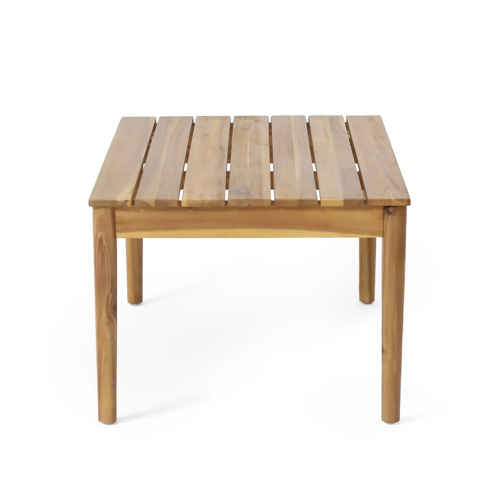 Gray Wicker exterior Acacia Teak and and 4 Wood , Chat Remuda Seater