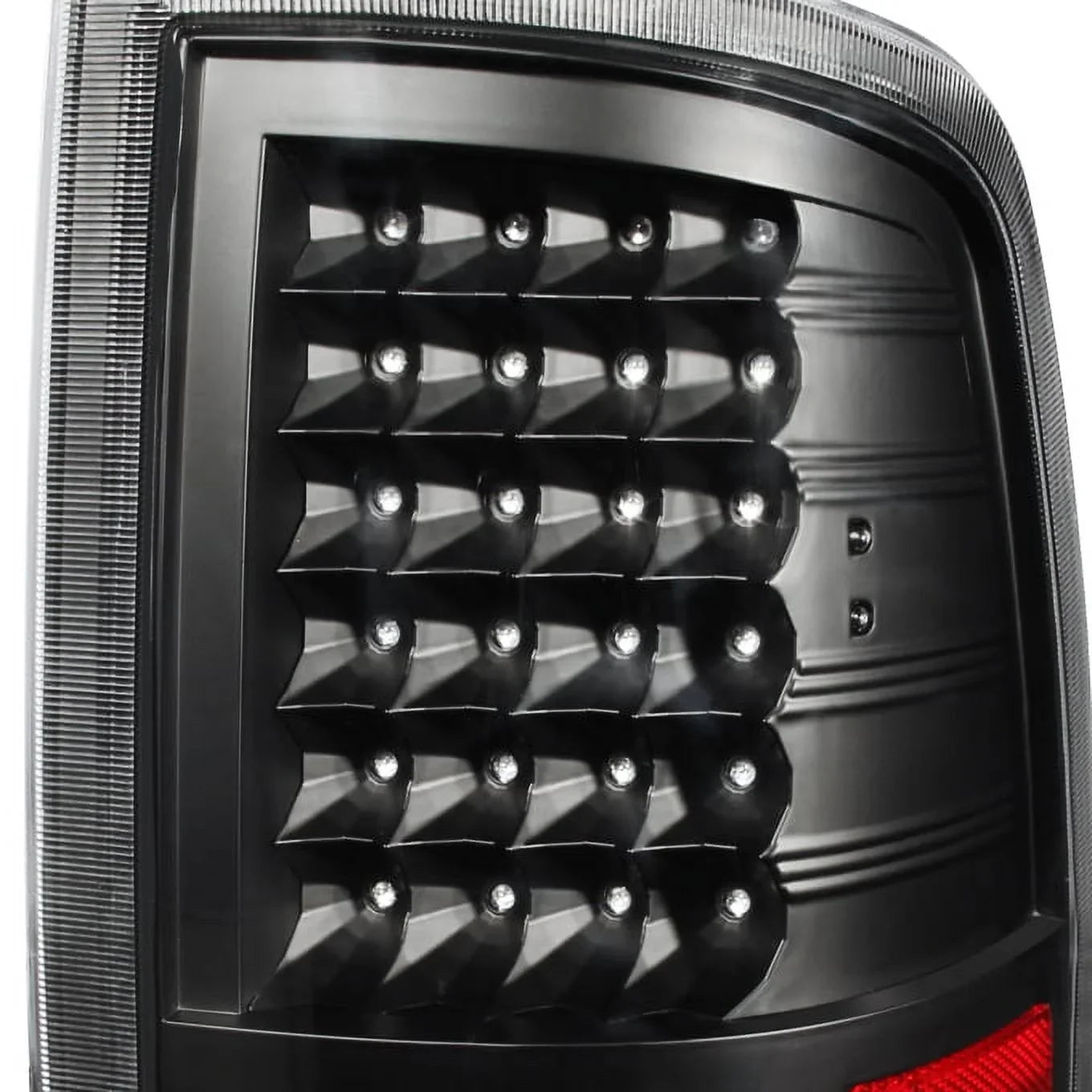 '- LED Lamp 2009-18 Dodge + 2010-18 | 3500 Ram Pickup 1500 Black Pair For Taillights Brake Ram 3Rd LED AKKON 2500
