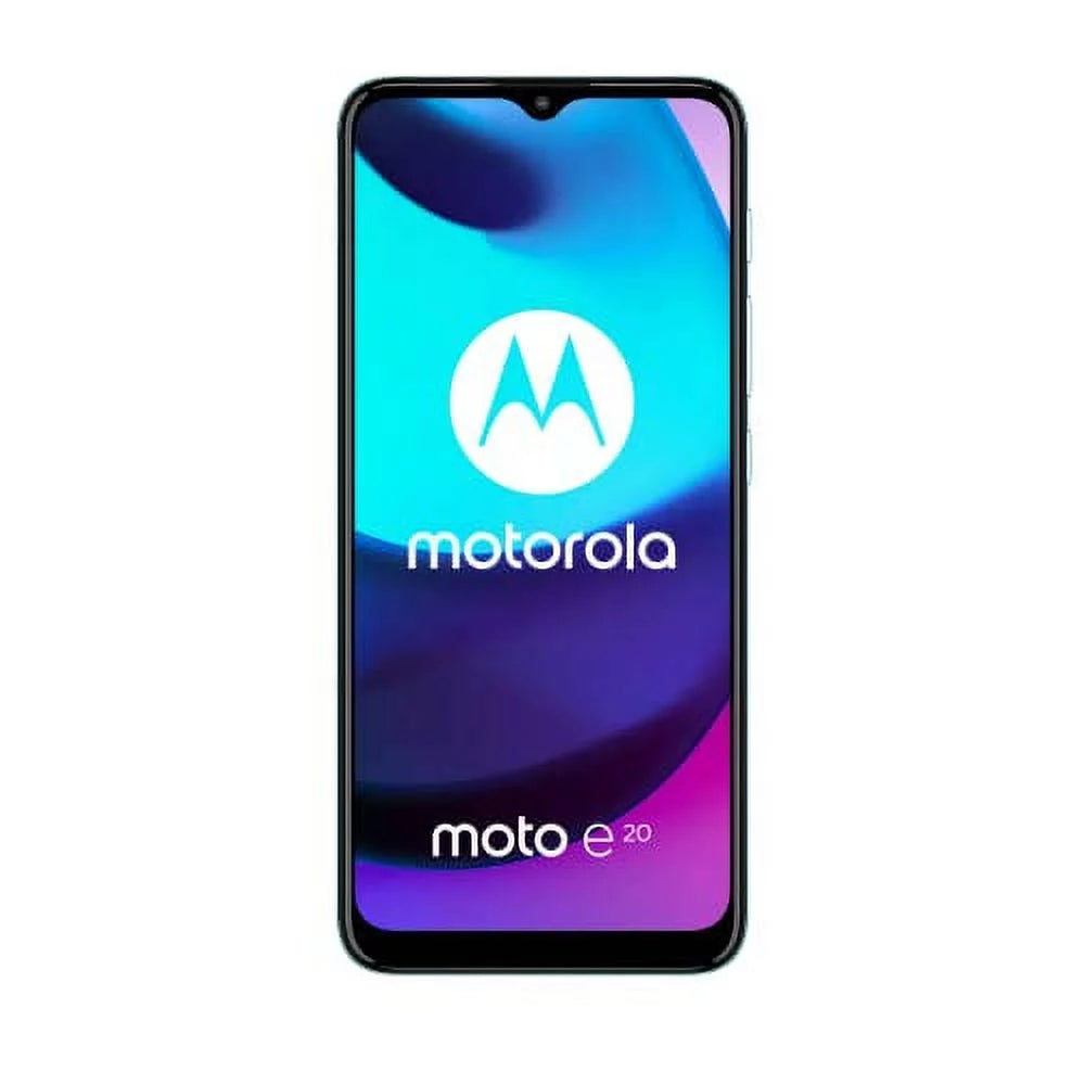 Verizon 4G LTE Cricket) 6.5" E20 Boost At&T Unlocked Moto Model Blue) Dual International 2021 Camera (32GB+2GB) Sprint Dual XT2155 (Coastal SIM (NOT GSM