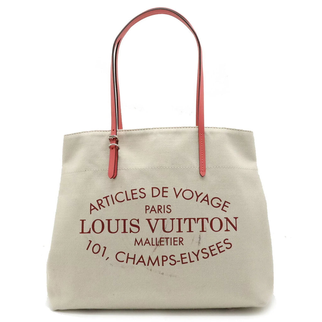 MM Bag Corail 2014 Canvas Pink Shoulder Used Authenticated Collection Summer Hippopotamus M94502 Tote