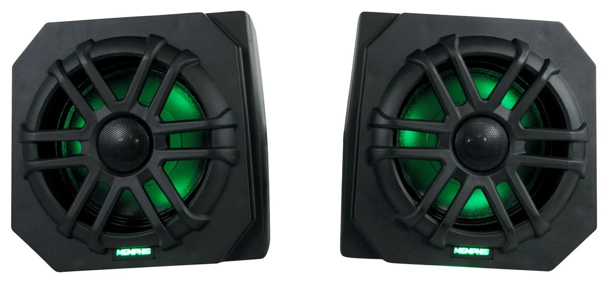 XP900 Pods+LED Memphis Tower RNGR65FE Speakers+Amp Ranger For 2) Polaris 2013-17