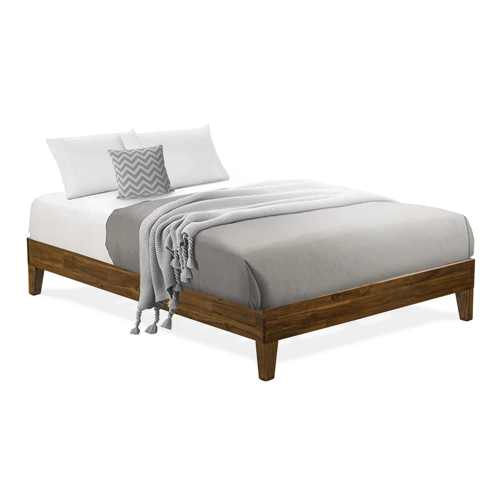 West Full Bed Wood East Furniture Walnut in Traditional Engineered Navarro