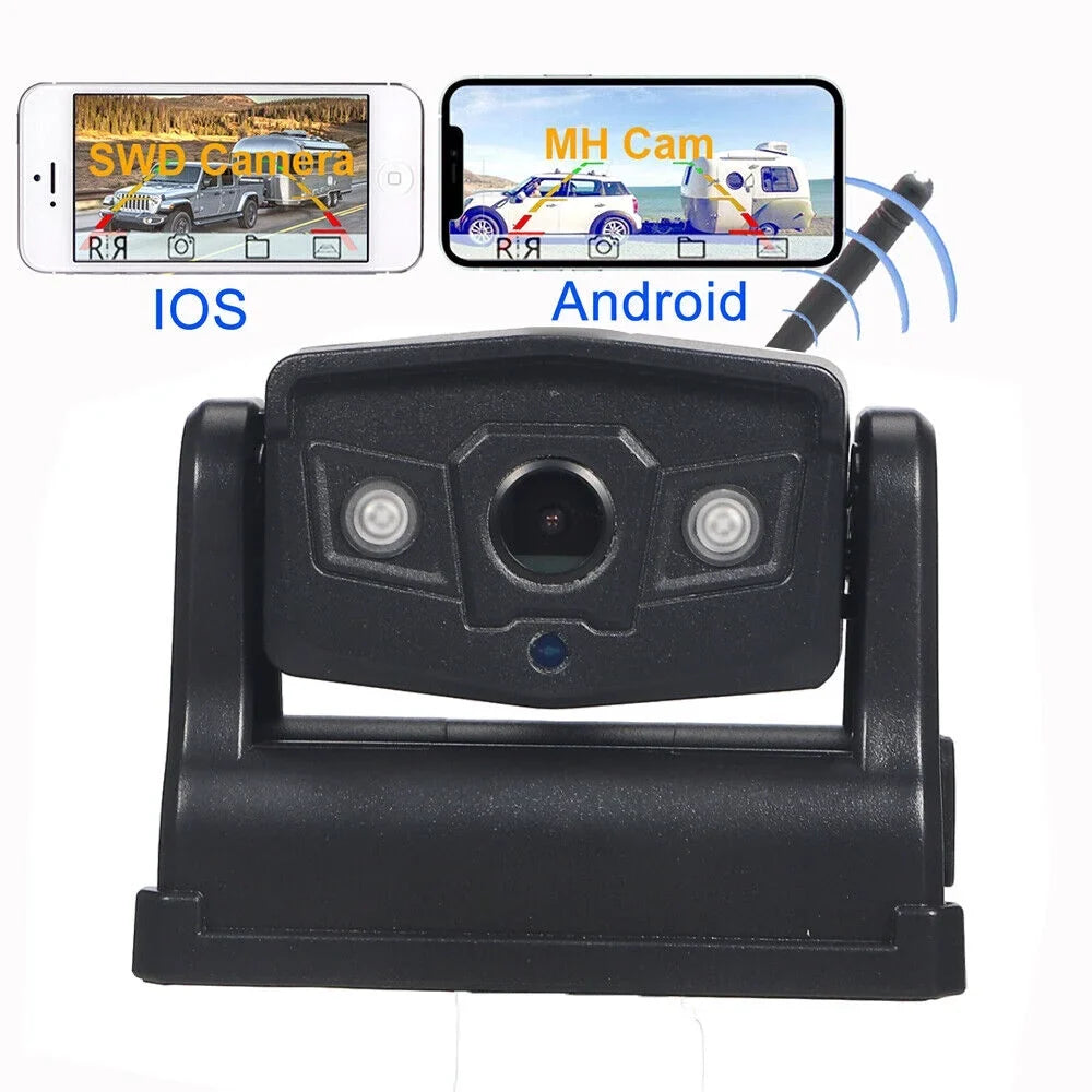 Backup Battery JahyShow Wireless, High-Capacity View Camera, Front/Rear Magnetic 9600mAh WiFi