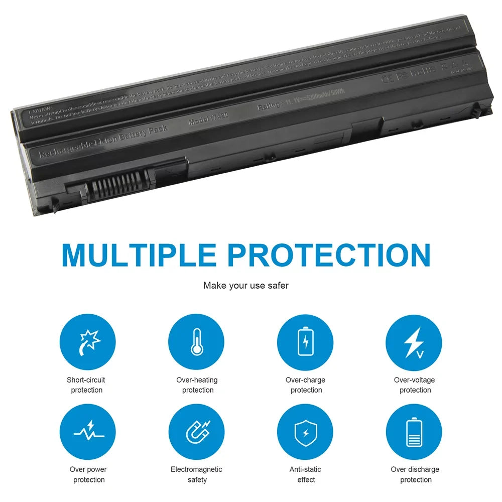 for E5530 E6420 E5520 E5430 ✅Battery E6430 Latitude T54FJ E5420 E6520 E6530