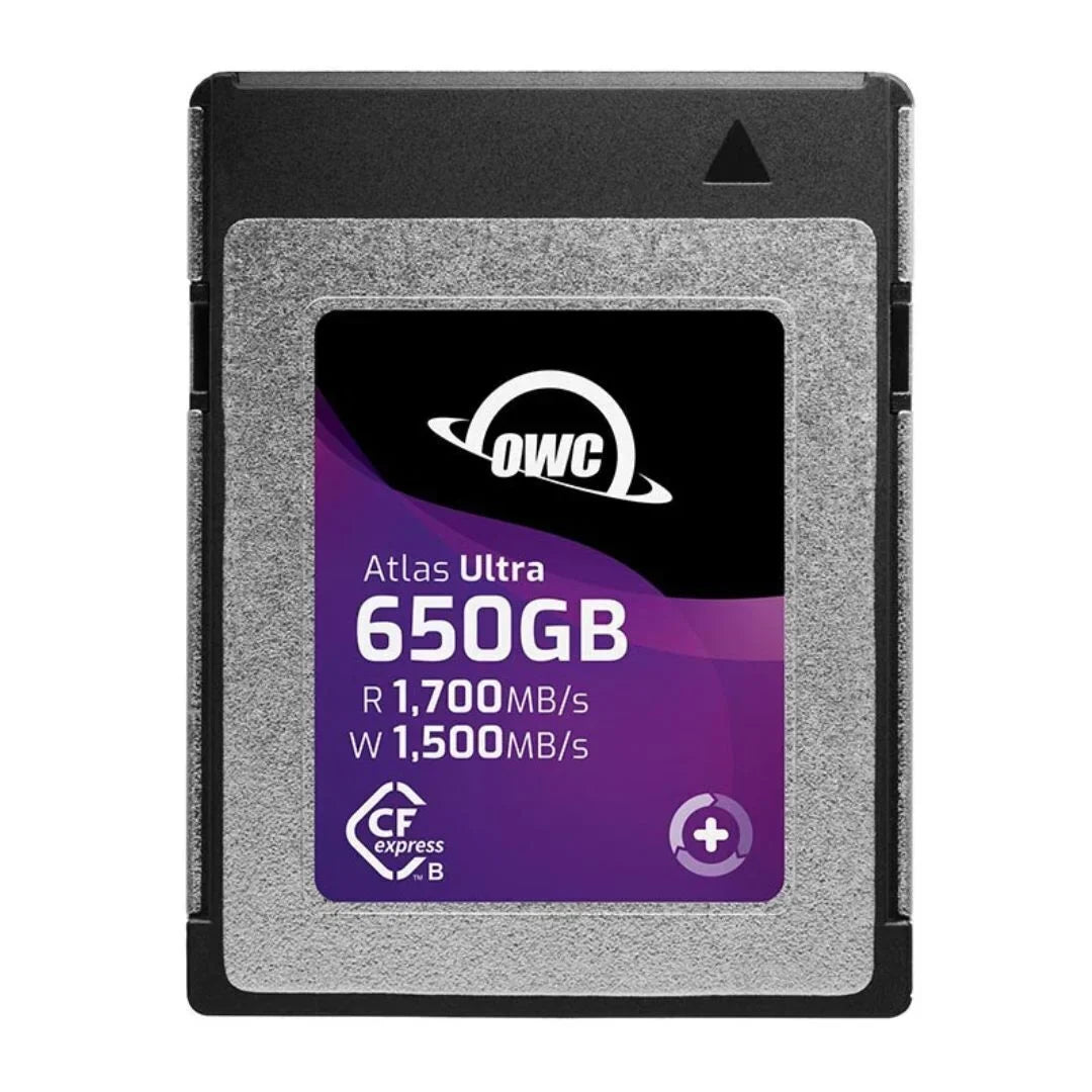 Type with B 2.0 SD Card Card 650GB with Reader/Writer Atlas Ultra Dual OWC CFExpress Atlas CFExpress