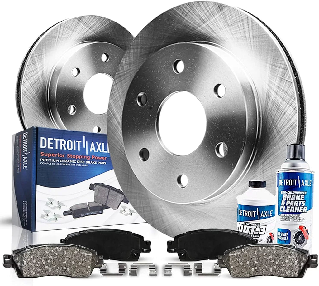 Tahoe GMC Silverado Pads: Brake Rotors Ceramic Replacement Axle Kit Savana Express Front Suburban Yukon Chevy Avalanche 12" for Rotor Disc Brake Sierra Brakes Detroit - 1500