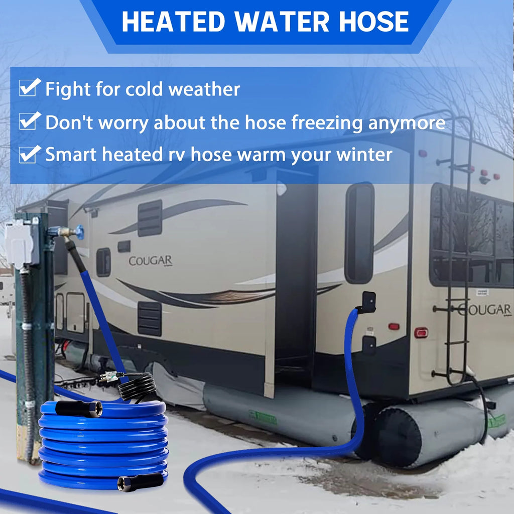 Hose liquid RV Protectio liquid for Heated Drinking Hose F Blue -45 RV, for Trailer,Garden,Home Freeze 30FT