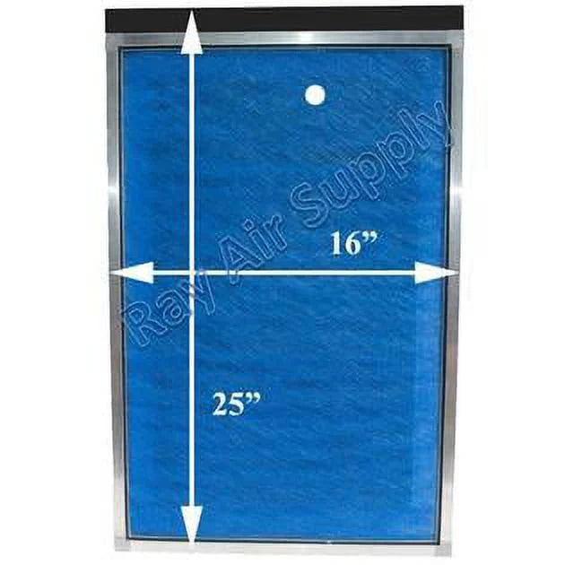 Supply Pads Filter RayAir Air Replacement Guard Cleaner Pack) MicroPower (3 16x25