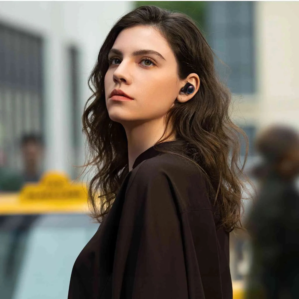 '+ Wireless Pro Black, 5.2 Charging Earbuds Case, with Compatible Balanced, Bluetooth Dual Connection, K12 Connect, Bass Resistance, Bluetooth Boost True UrbanX IPX5 liquid