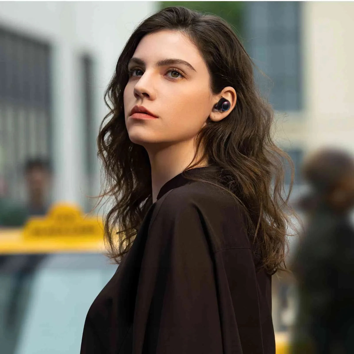 '+ Wireless Pro Black, 5.2 Charging Earbuds Case, with Compatible Balanced, Bluetooth Dual Connection, K12 Connect, Bass Resistance, Bluetooth Boost True UrbanX IPX5 liquid