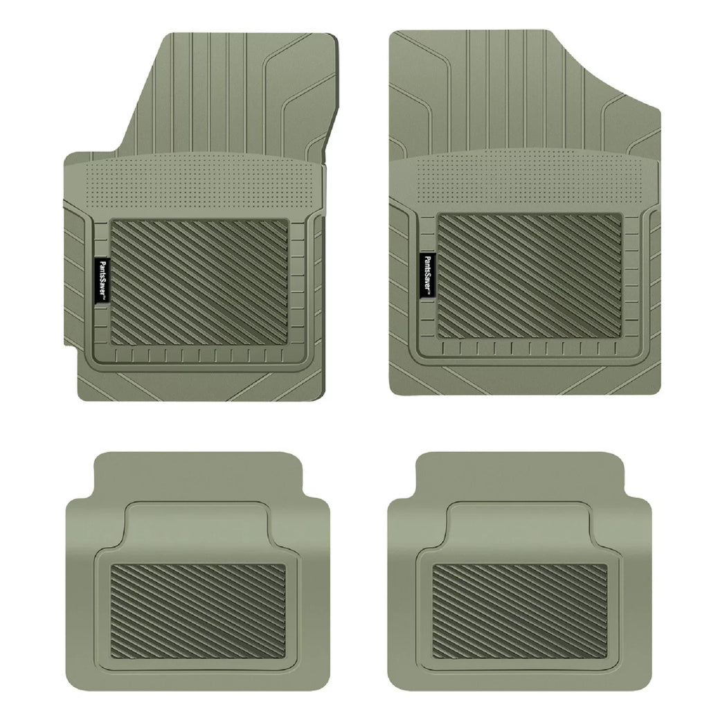 (Gray) PantsSaver Floor Set Custom Mats Genesis -4 Fit Piece for Protection All G80 2021-2023 climate