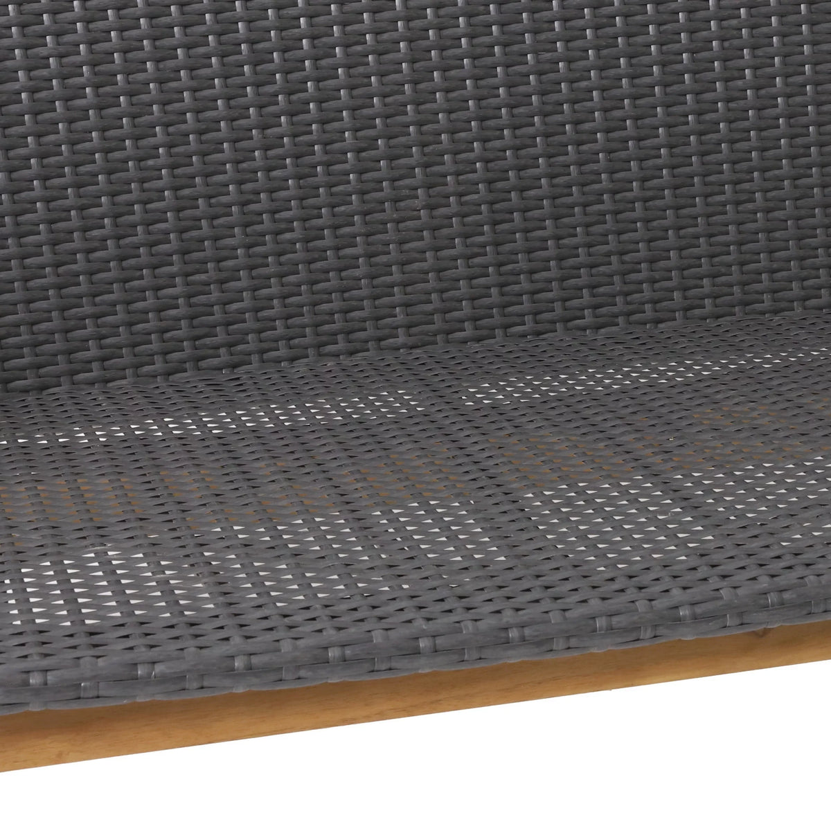 Gray Wicker exterior Acacia Teak and and 4 Wood , Chat Remuda Seater