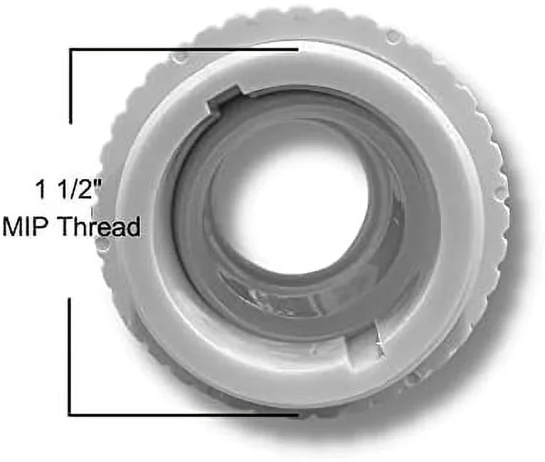 MIP Pro Flow Swimming Thread Pool Spa Directional 10 For Spa Heavy-Duty & 1 1/2" Pool Fitting Return Jet Inlet Opening, & DPM (3/4" Rotating Eyeball For | Fitting Pack) Hydrostream | Inground