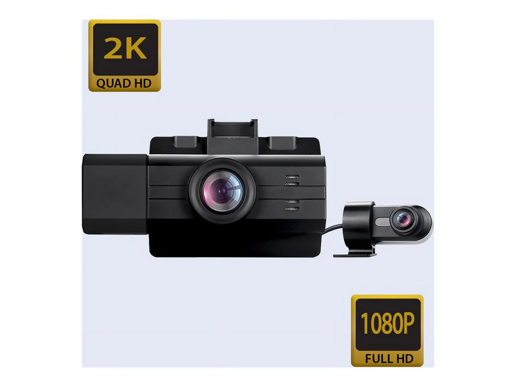 Cabin View, Front Edition Scout View, with Angle Rear GOSP32G Pro View by myGEKOgear - Adesso - 2K Surveillance G-Sensor 3-Channel Cam Wide Dash
