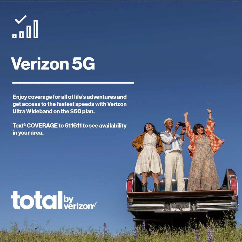 Total Verizon Nokia [Locked Smartphone by Verizon] Prepaid Total 32GB, C300, Blue- by to