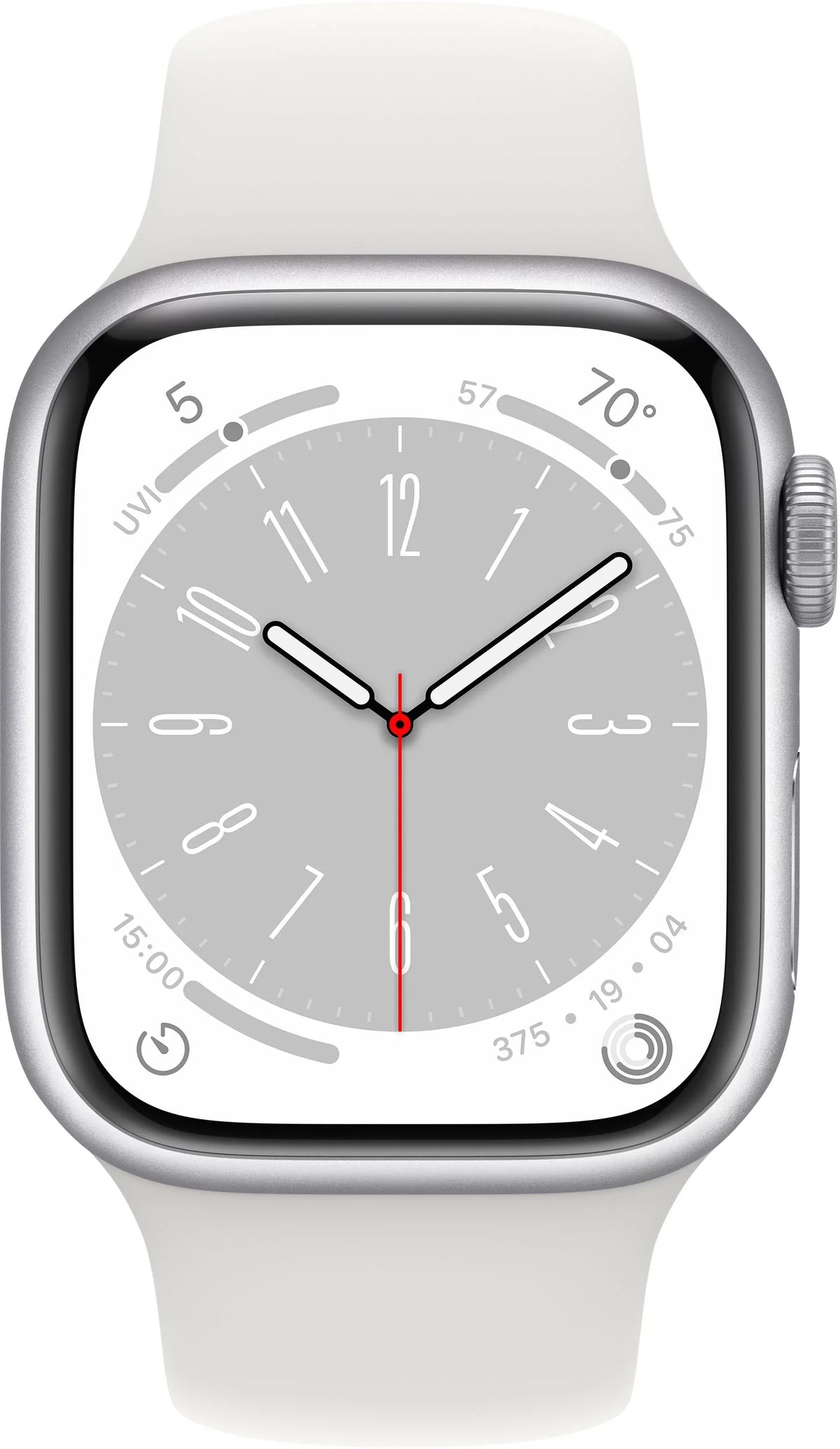 White MP4E3LL/A Band 41mm - Cell Series Gen Sport Watch 8 (Refurbished) Restored 8 Aluminum White