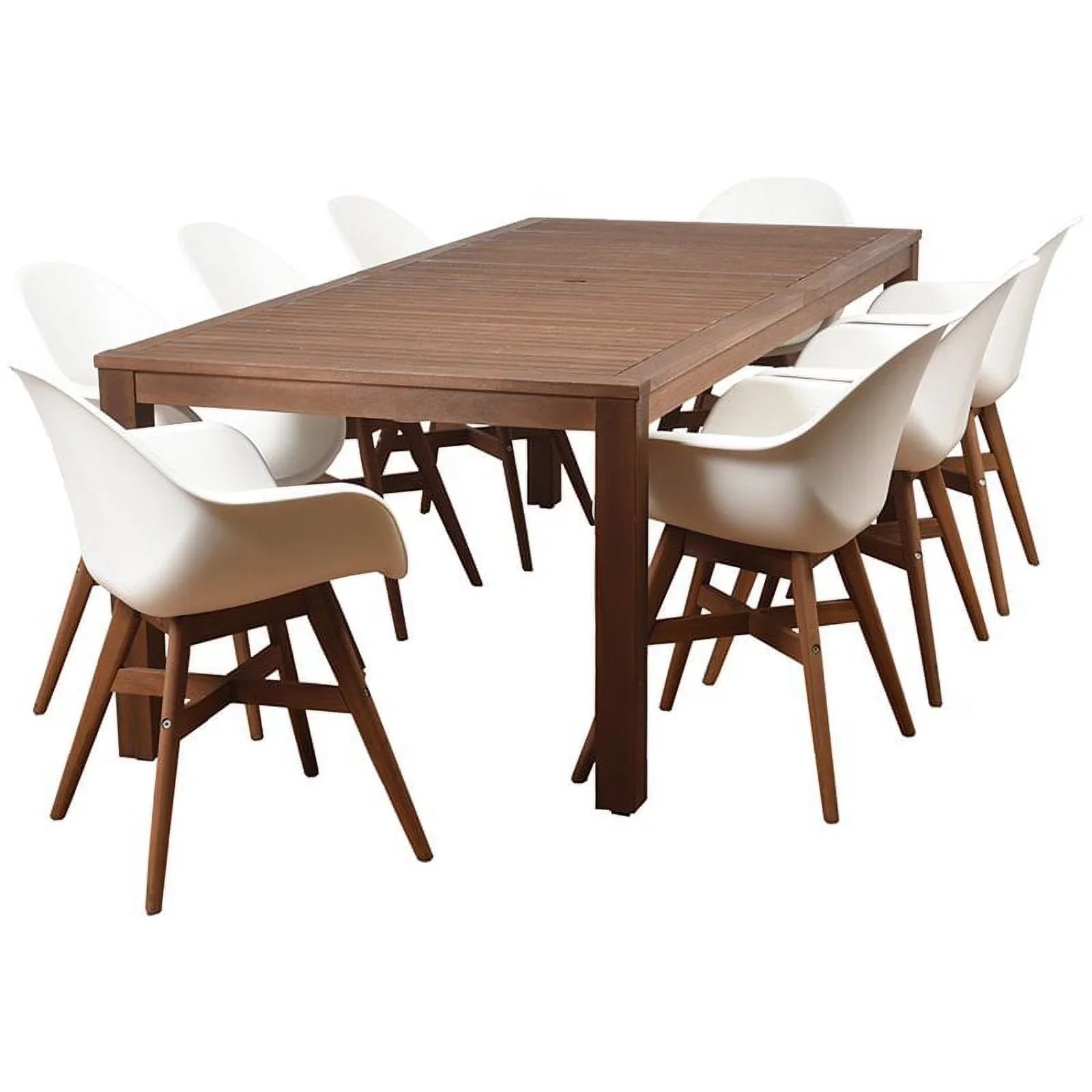 9 Piece Charlotte International Home Amazonia Set Deluxe Dining Patio